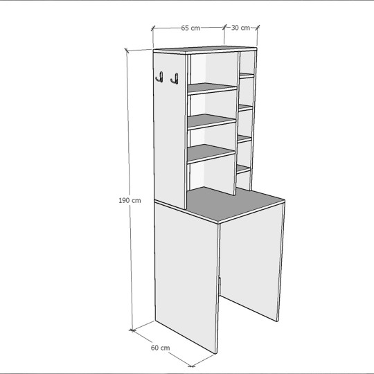 Bathroom Cabinet - BD-Maple-019