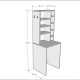 Bathroom Cabinet-BC-White-015