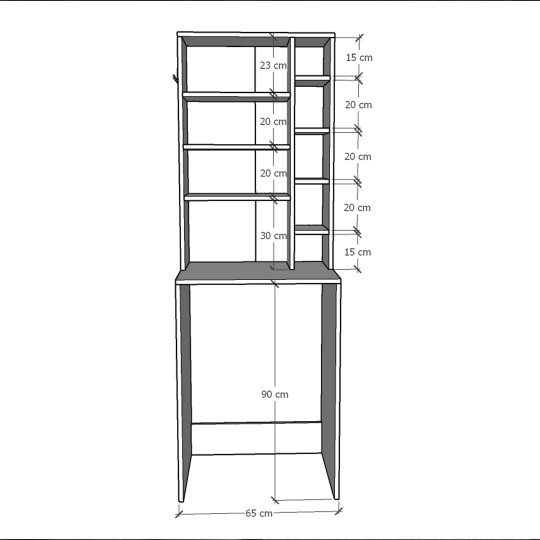 Bathroom Cabinet-BC-White-015