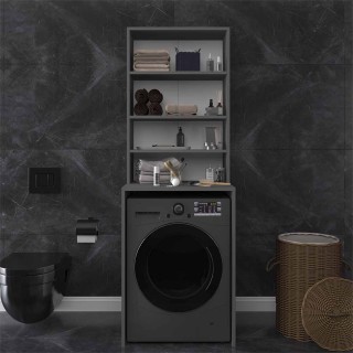 Bathroom Cabinet-BC-Charcoal Gray-024