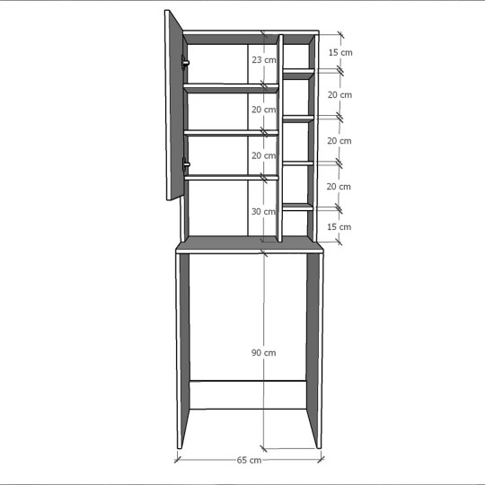 Bathroom Cabinet-BD-09-ANTHRACITE