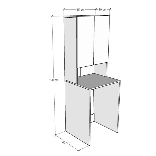 Bathroom Cabinet- BD-004-Maple