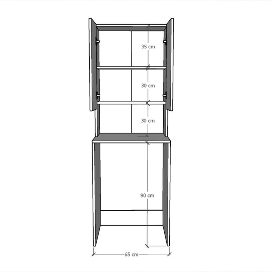 Bathroom Cabinet- BD-002-Anthracite