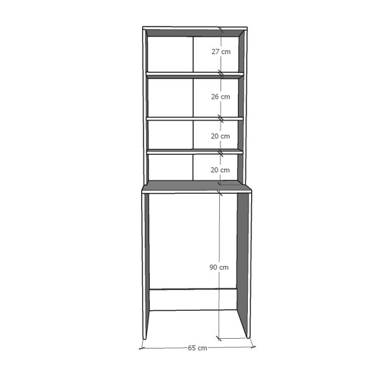 Bathroom Cabinet -BD-White-022