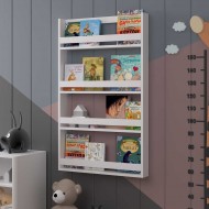 Children's Room Wall Shelf-White-CR-01