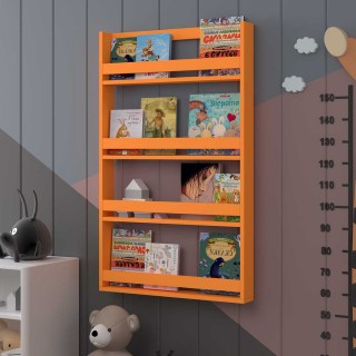 Children's Room Wall Shelf-Orange-CR-04