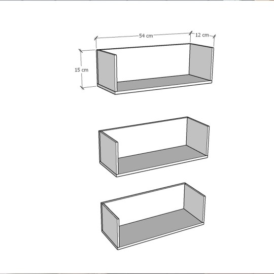 Child Room Wall Shelf Red-CR-14