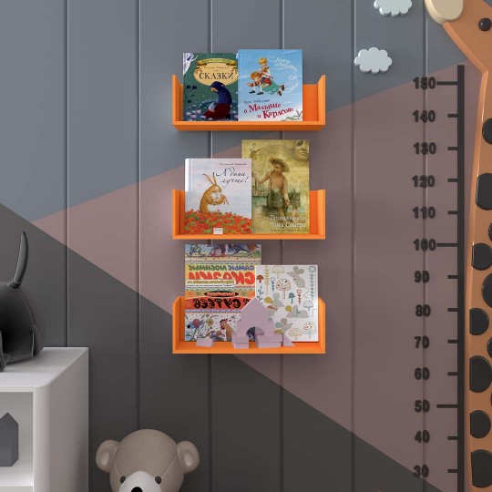 Children's Room Wall Shelf Orange-ÇR-13