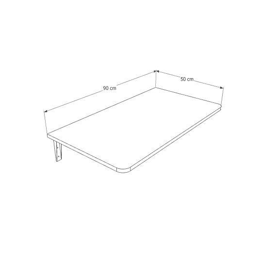 Wall-mounted folding table DMM-07