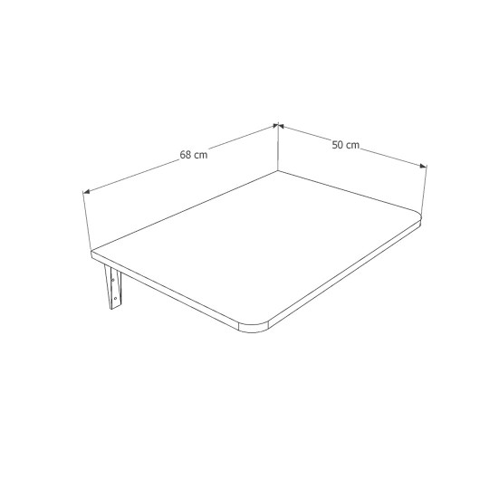 Wall-mounted folding table DMM-09