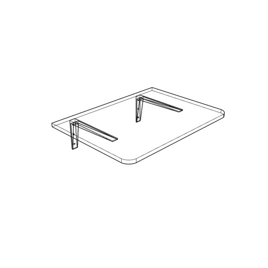 Wall-mounted folding table DMM-09