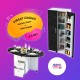 Folding Kitchen Table & Pantry Cabinet Set on Sale  KM-07 + MK-04