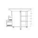 Folding Table & Pantry Cabinet Set KM-01 + MK-07