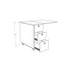 Folding Kitchen Table & Pantry Cabinet Set on Sale KM-03 + MK-05