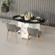 Folding Table White & Royal Marble KM-07