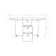 Folding Table White & Royal Marble KM-07