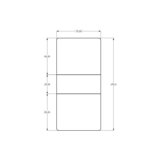 Folding Table White KM-16