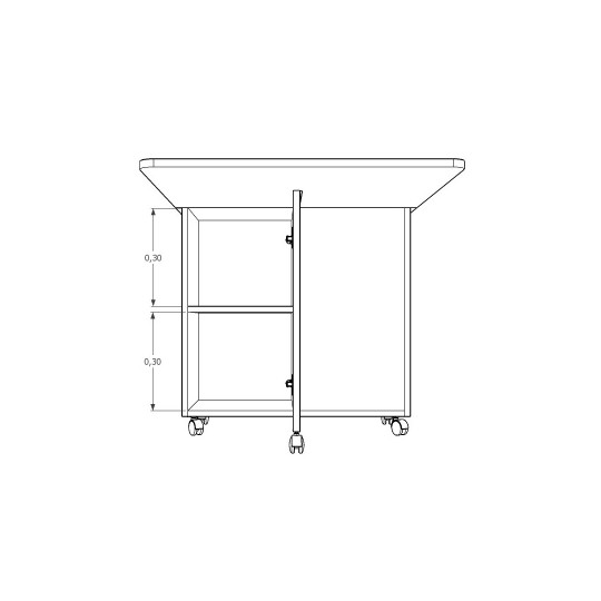 Promotional Folding Table & Pantry Cabinet Set KM-16 + MK-13