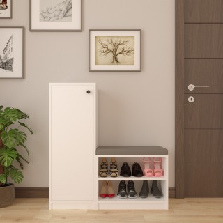 Shoe rack A-11 in White Color