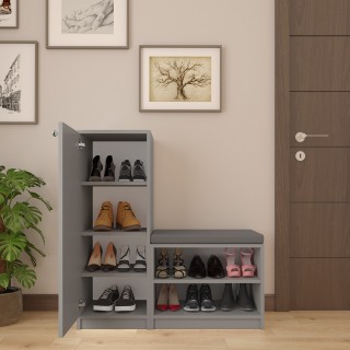 Shoe rack A-13 Ash Grey