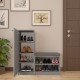 Shoe rack A-13 Ash Grey