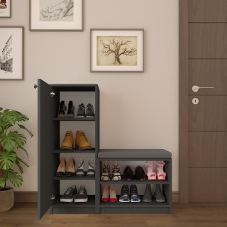 Shoe Rack A-18 Anthracite Color