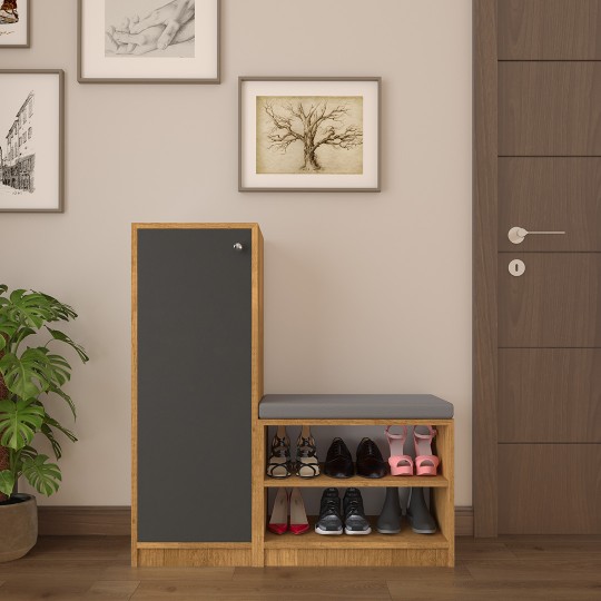 Shoe Rack A-20 Petra-Anthracite Color