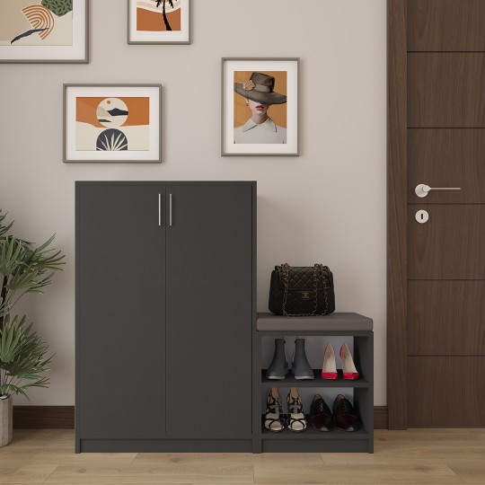 Shoe Cabinet A-28 Anthracite 