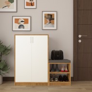 Shoe Cabinet A-29 Petal-White