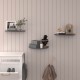 Wooden Wall Shelf-DRF-04-Anthracite