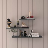 Wooden Wall Shelf-DRF-02-Anthracite