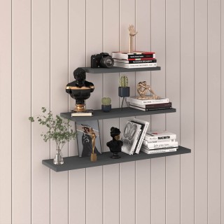 Wooden Wall Shelf-DRF-02-Anthracite