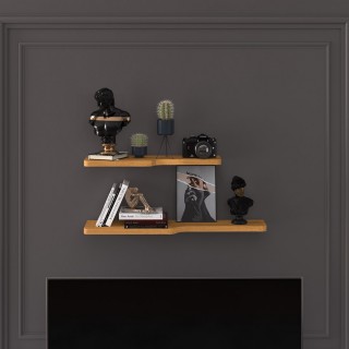 Wooden Wall Shelf-DRF-03-Petra