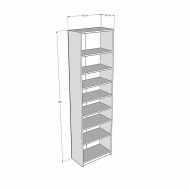 Bookcase K-01 White Color