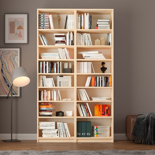 Asra K-12 Bookshelf Natural Wood Color