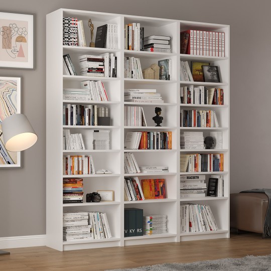 Bookcase Asra K-20 White Color