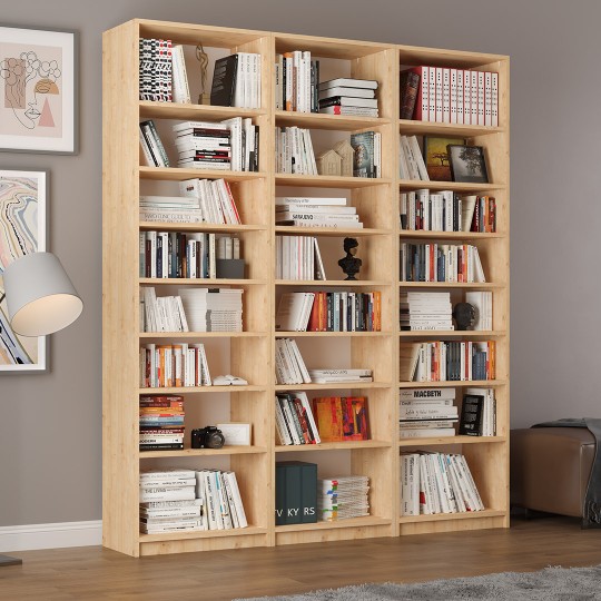 Asra K-21 Sapphire Oak Color Bookcase