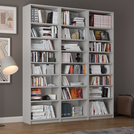 Asra K-22 Ash Grey Color Bookcase