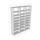 Bookcase Asra K-24 Petra Color