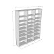 Asra K-25 Bookcase in African Walnut Color