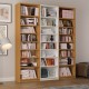 Asra K-30 White & African Walnut Color Bookshelf