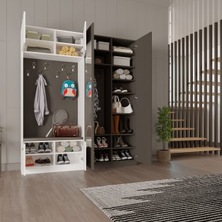 Wardrobe & Coat Stand Asra V-05