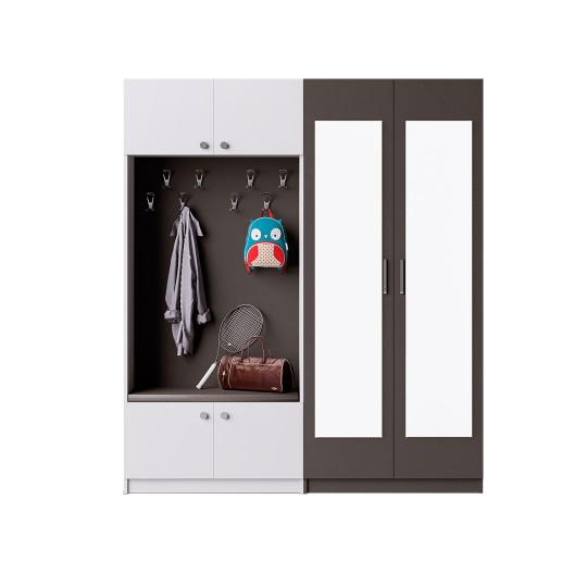 Wardrobe & Coat Stand Asra V-05