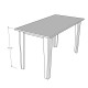 Dining Table M001 Retro Stone