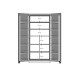 Kitchen Pantry Cabinet White & Retro Gray MK-07