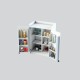 Campaign Foldable Table & Pantry Cabinet Set KM-17 + MK-08