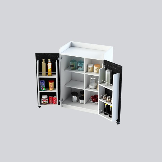 Promotional Folding Table & Pantry Cabinet Set KM-15 + MK-11