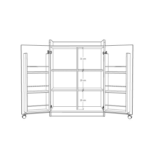 Kitchen Pantry Cabinet MK-16