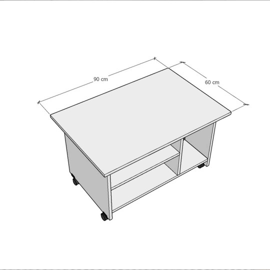 Coffee Table Walnut-OS-06