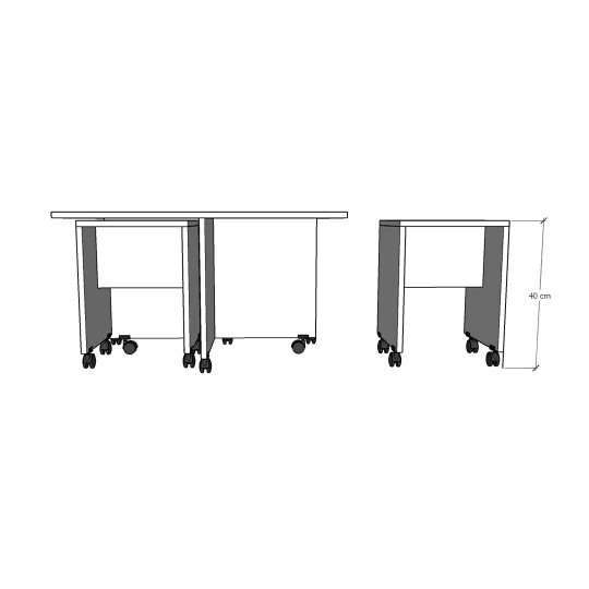 Sapphire Oak Center Table-OS-19